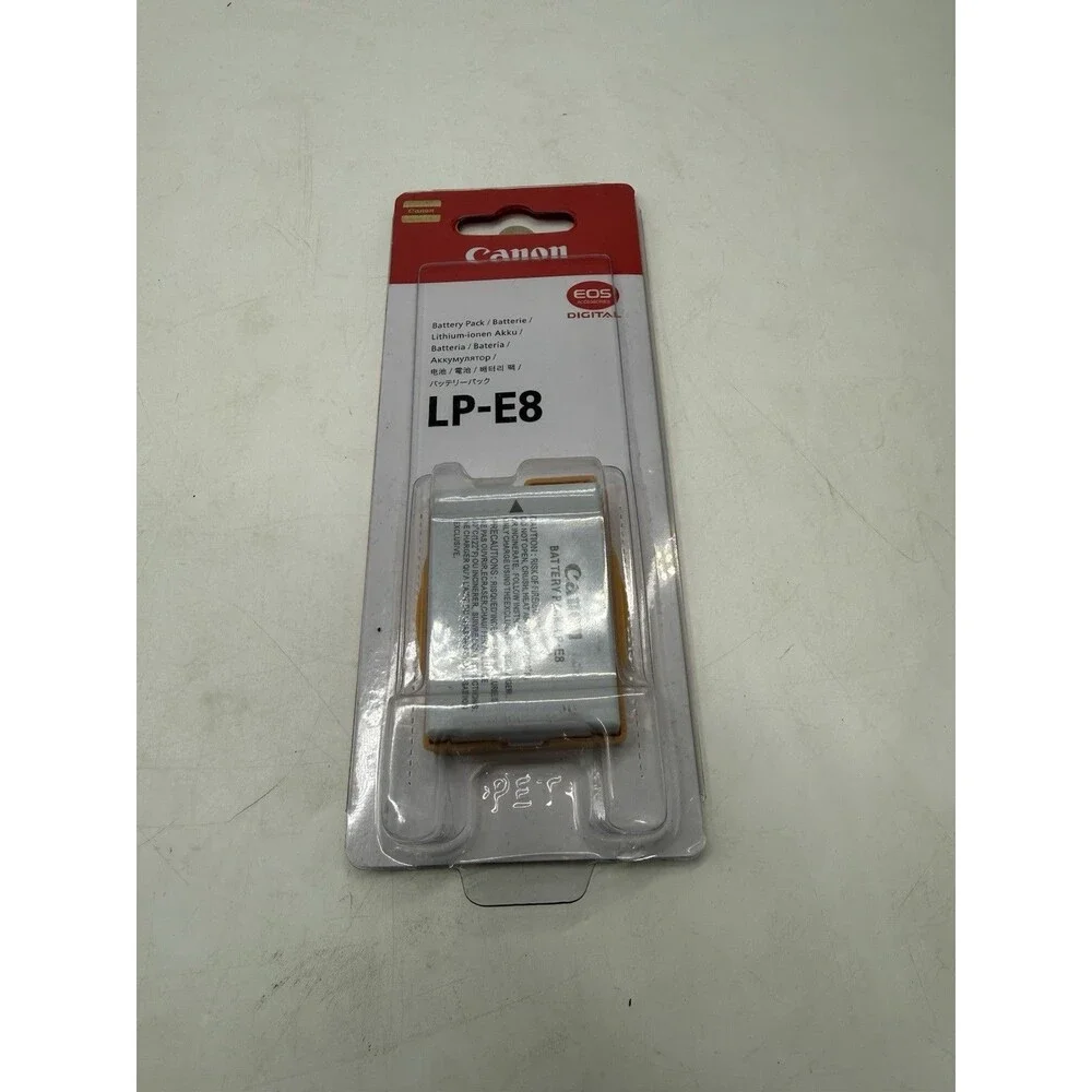 Genuine Canon LP-E8 Li-Ion 1120mAh 7.2V Battery Digital Rebel T2i & T3i Camera